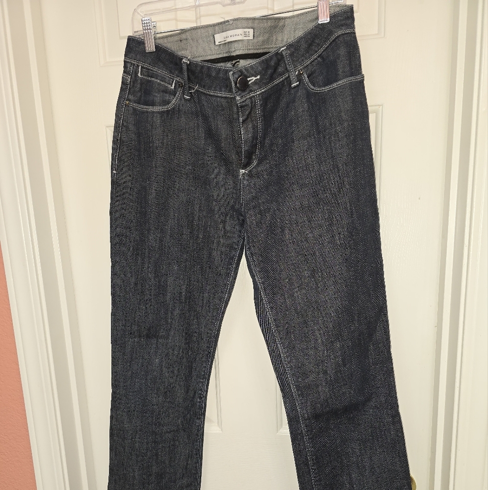 Zara bootcut jeans sz 12, like new worn 2x. Inseam 32"